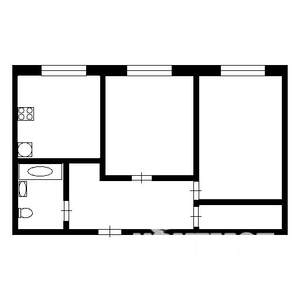 2-к квартира, вторичка, 52м2, 9/10 этаж