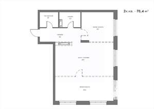 2-к квартира, вторичка, 78м2, 5/21 этаж