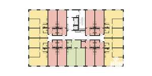 1-к квартира, строящийся дом, 32м2, 2/18 этаж