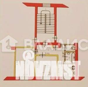 2-к квартира, вторичка, 50м2, 2/3 этаж