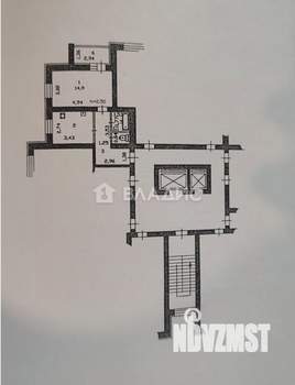 1-к квартира, вторичка, 37м2, 10/10 этаж