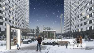 1-к квартира, вторичка, 33м2, 7/17 этаж