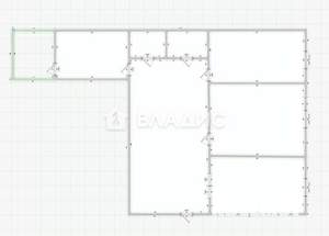 3-к квартира, вторичка, 64м2, 9/10 этаж