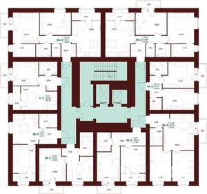 2-к квартира, вторичка, 67м2, 14/17 этаж