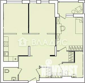 3-к квартира, вторичка, 82м2, 3/17 этаж