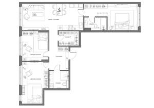 3-к квартира, вторичка, 101м2, 9/21 этаж