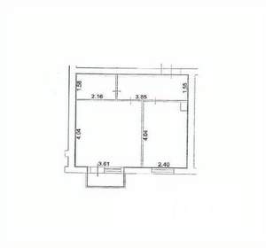 1-к квартира, вторичка, 34м2, 5/5 этаж