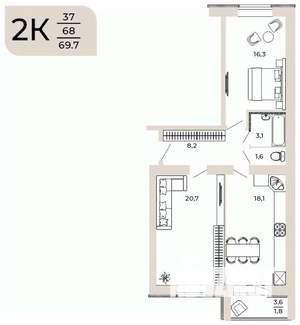 Фото квартиры на продажу (1)