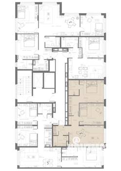 2-к квартира, вторичка, 76м2, 2/21 этаж