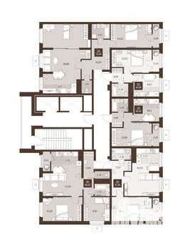 2-к квартира, вторичка, 74м2, 22/22 этаж