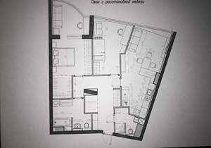 2-к квартира, вторичка, 90м2, 14/16 этаж