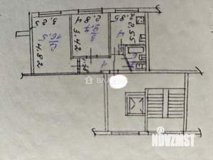 2-к квартира, вторичка, 43м2, 2/9 этаж