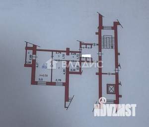 1-к квартира, вторичка, 48м2, 4/10 этаж