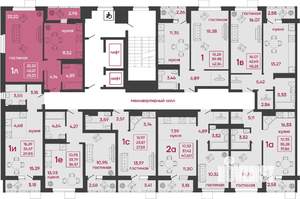 1-к квартира, вторичка, 45м2, 11/17 этаж