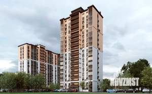 1-к квартира, строящийся дом, 46м2, 1/16 этаж