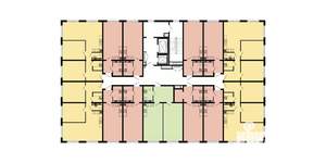 3-к квартира, строящийся дом, 75м2, 2/18 этаж