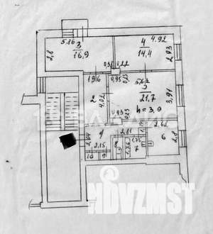 3-к квартира, вторичка, 82м2, 3/5 этаж