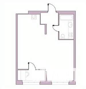 1-к квартира, вторичка, 49м2, 2/16 этаж