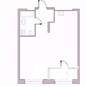 1-к квартира, вторичка, 49м2, 8/16 этаж