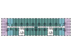 2-к квартира, строящийся дом, 62м2, 2/17 этаж
