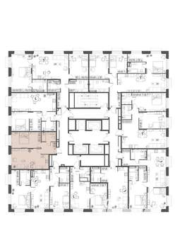 1-к квартира, вторичка, 51м2, 8/23 этаж