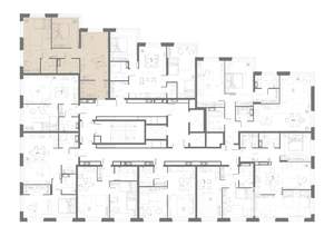 2-к квартира, вторичка, 77м2, 2/21 этаж