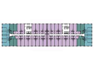 1-к квартира, строящийся дом, 34м2, 8/17 этаж