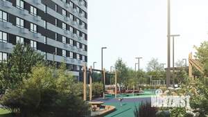1-к квартира, строящийся дом, 32м2, 6/17 этаж