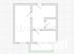 1-к квартира, вторичка, 35м2, 2/9 этаж