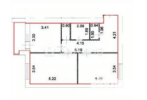 2-к квартира, вторичка, 68м2, 5/10 этаж