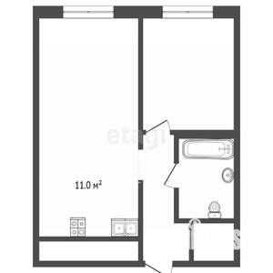 2-к квартира, вторичка, 47м2, 7/17 этаж