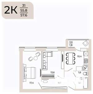 Фото квартиры на продажу (1)