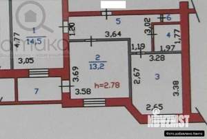2-к квартира, вторичка, 55м2, 4/10 этаж