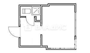 1-к квартира, вторичка, 14м2, 2/5 этаж