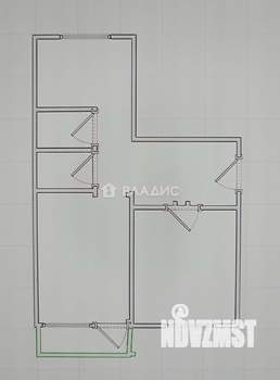 2-к квартира, вторичка, 59м2, 4/10 этаж