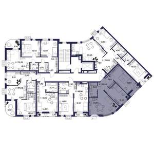 2-к квартира, вторичка, 70м2, 4/16 этаж