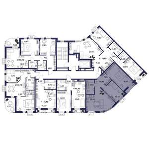 2-к квартира, вторичка, 71м2, 2/16 этаж