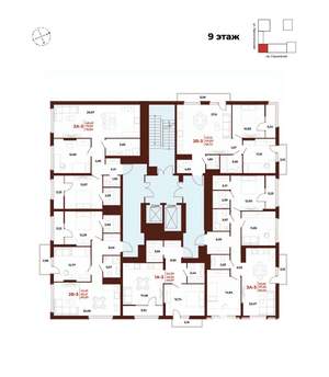 2-к квартира, вторичка, 66м2, 9/18 этаж