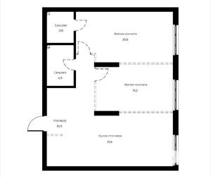 2-к квартира, вторичка, 81м2, 17/23 этаж