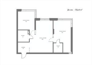 2-к квартира, вторичка, 72м2, 6/21 этаж
