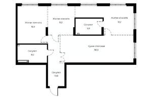 2-к квартира, вторичка, 101м2, 16/23 этаж