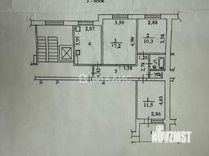 3-к квартира, вторичка, 64м2, 3/10 этаж