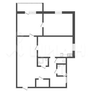 1-к квартира, вторичка, 35м2, 2/10 этаж