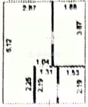 1-к квартира, вторичка, 30м2, 1/3 этаж