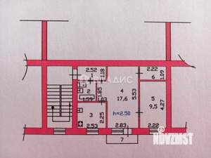 2-к квартира, вторичка, 41м2, 3/5 этаж