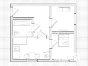1-к квартира, вторичка, 35м2, 1/9 этаж