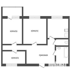3-к квартира, вторичка, 86м2, 5/10 этаж