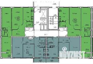 3-к квартира, строящийся дом, 79м2, 2/18 этаж