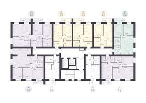 2-к квартира, вторичка, 57м2, 13/16 этаж