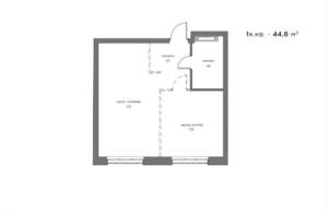 1-к квартира, вторичка, 45м2, 10/21 этаж